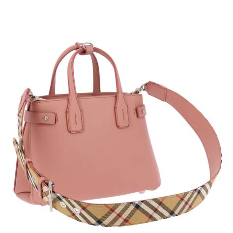 burberry pale coral pink bag|Burberry handbags for women.